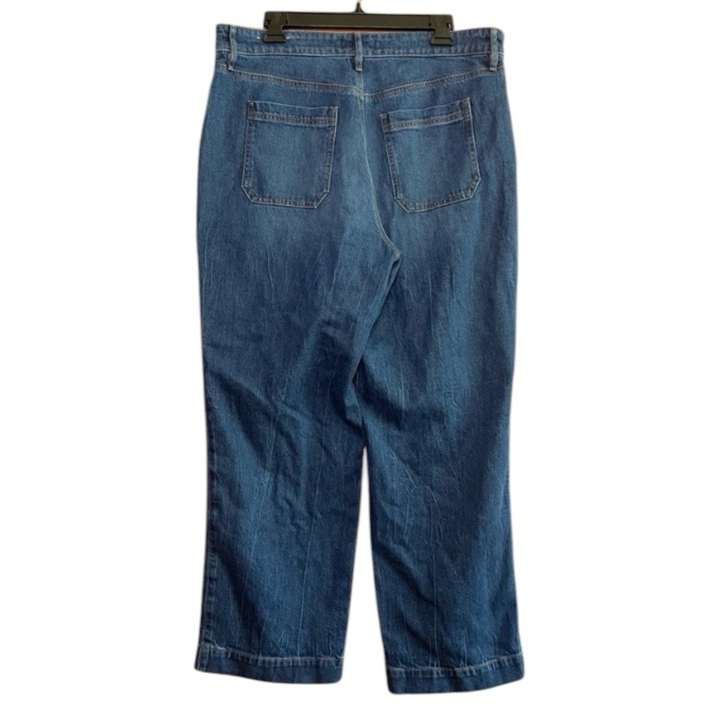 LOFT High Rise Utility Straight Jeans in Dark Stone Wash
Size 32 - Picture 8 of 12